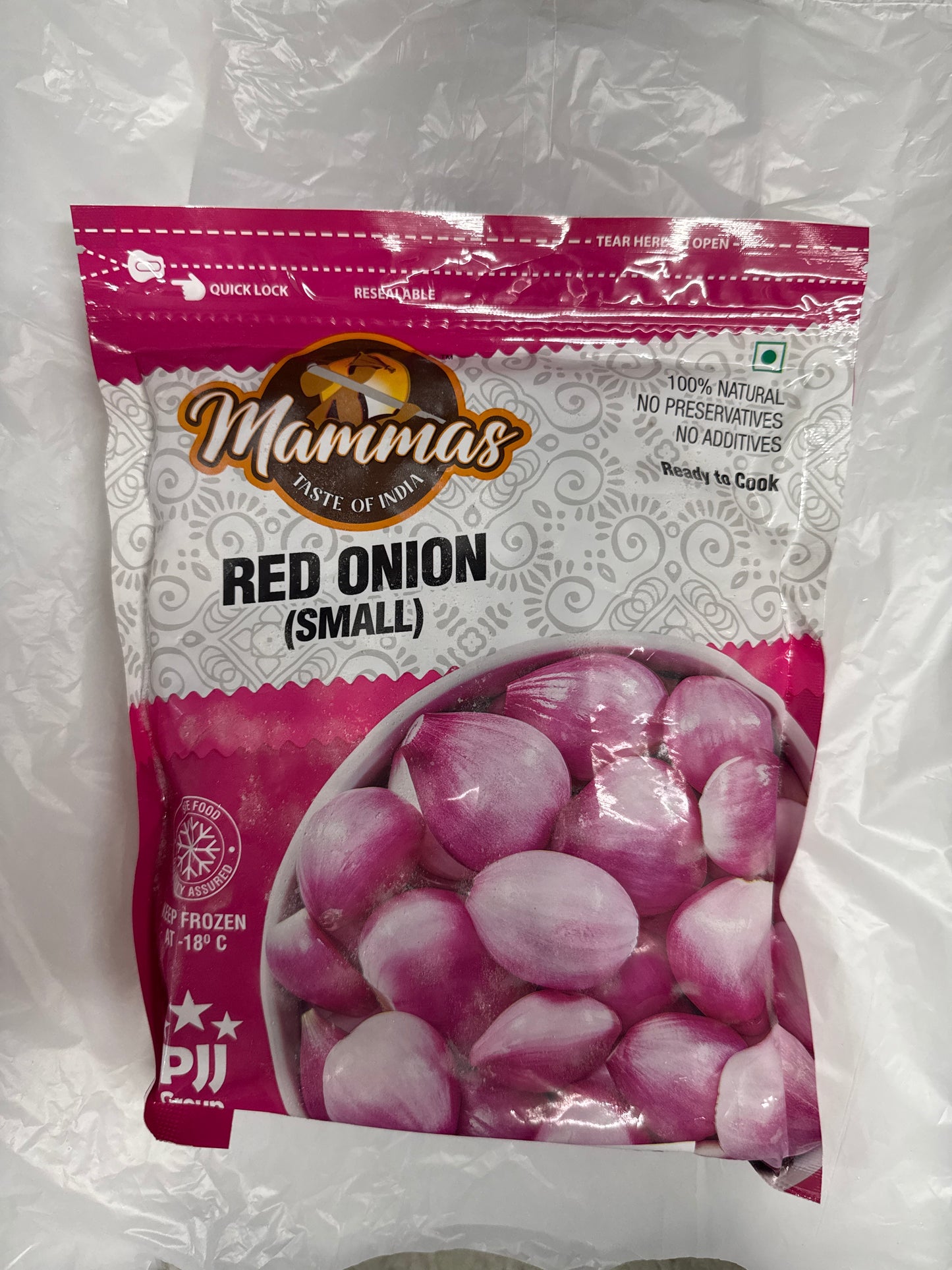 Mammas Red Onion (small) 454g