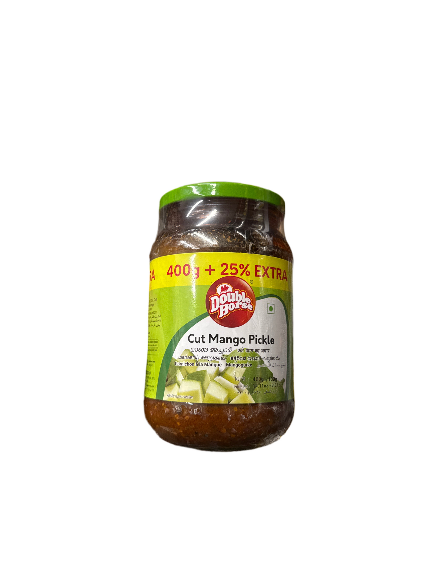 Double Horse Cut Mango Pickle 400g