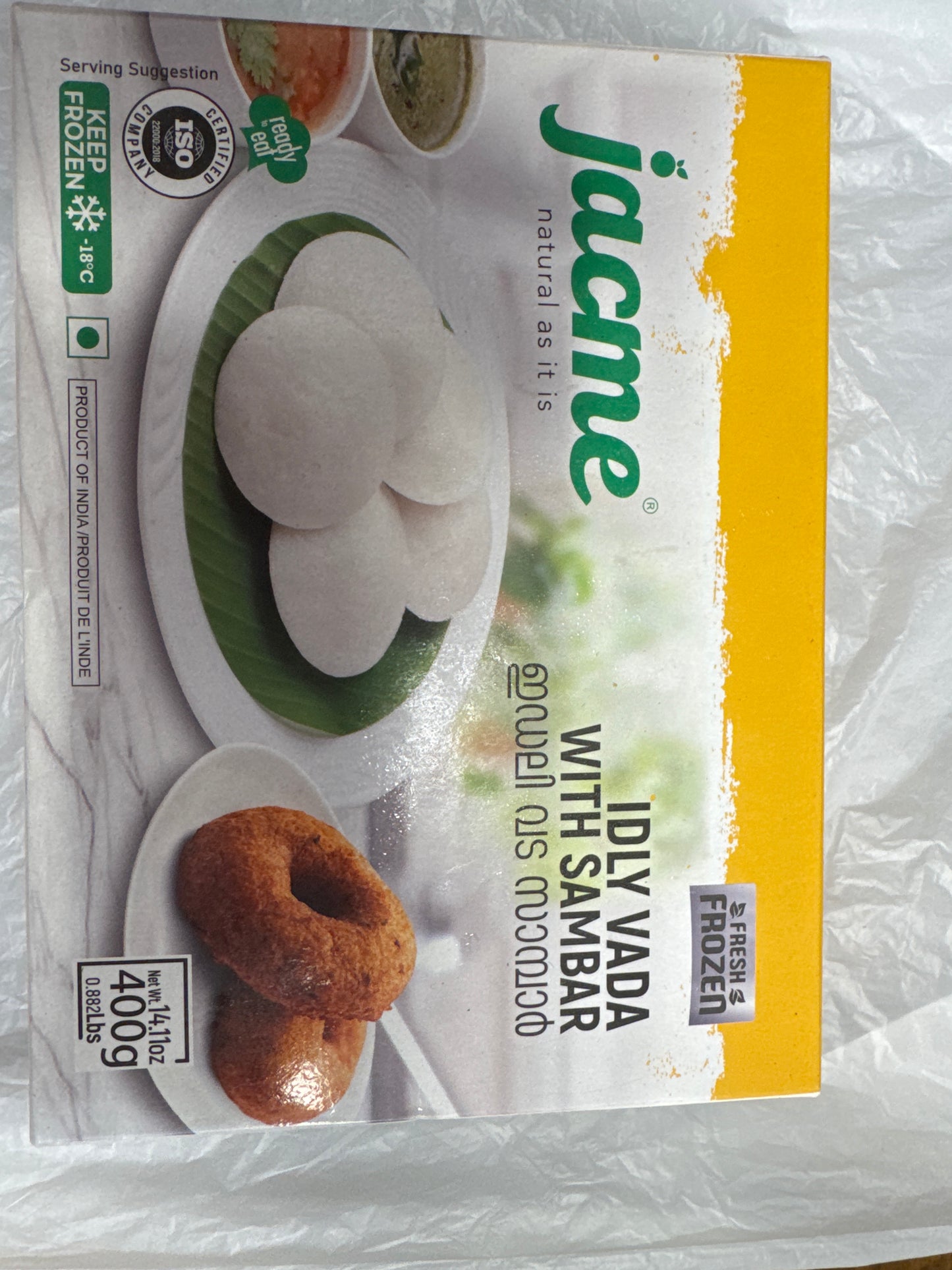 Jacme Idly Vada with Sambar