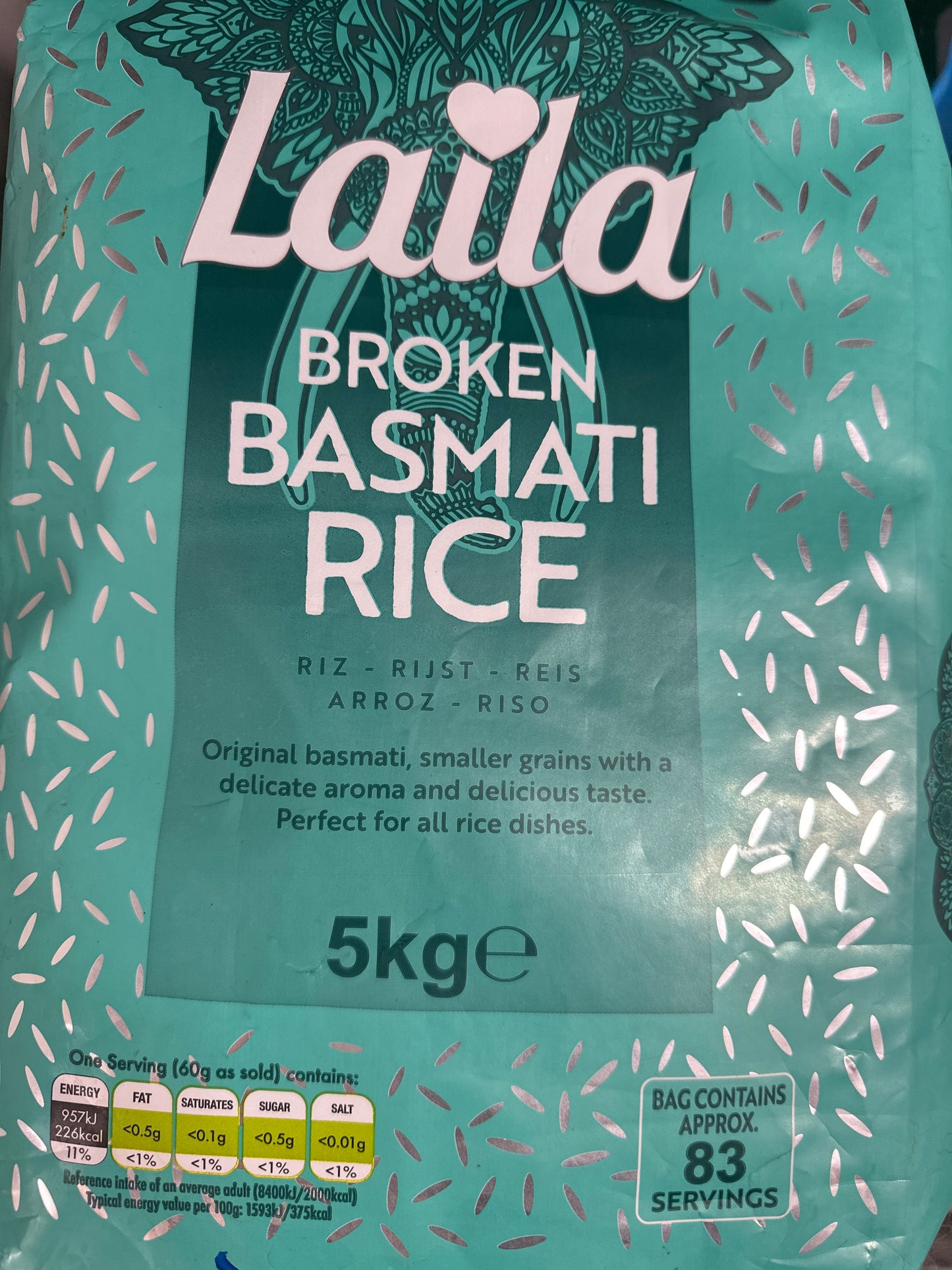 Laila broken basmati rice 5 kg