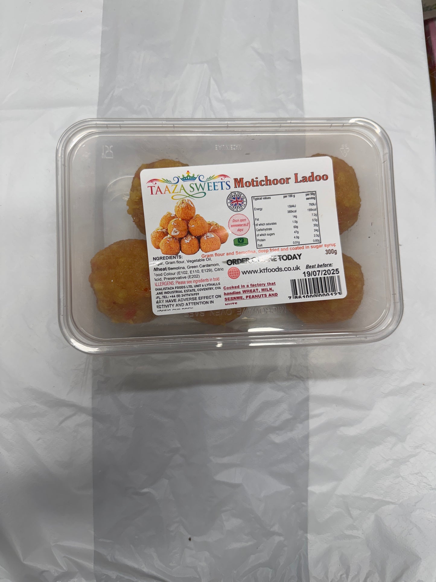 Taaza Sweets Motichoor Ladoo