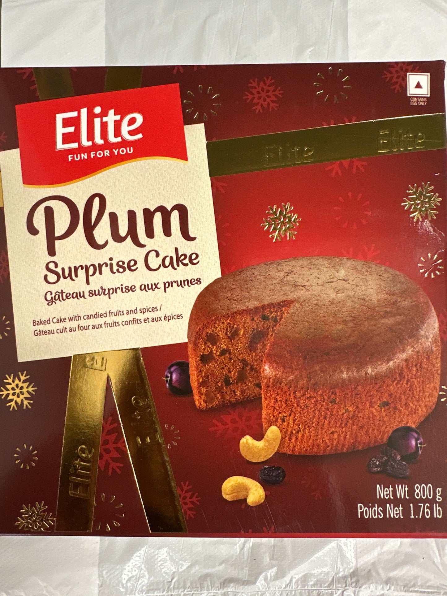 Elite plum surprise cake 800gm