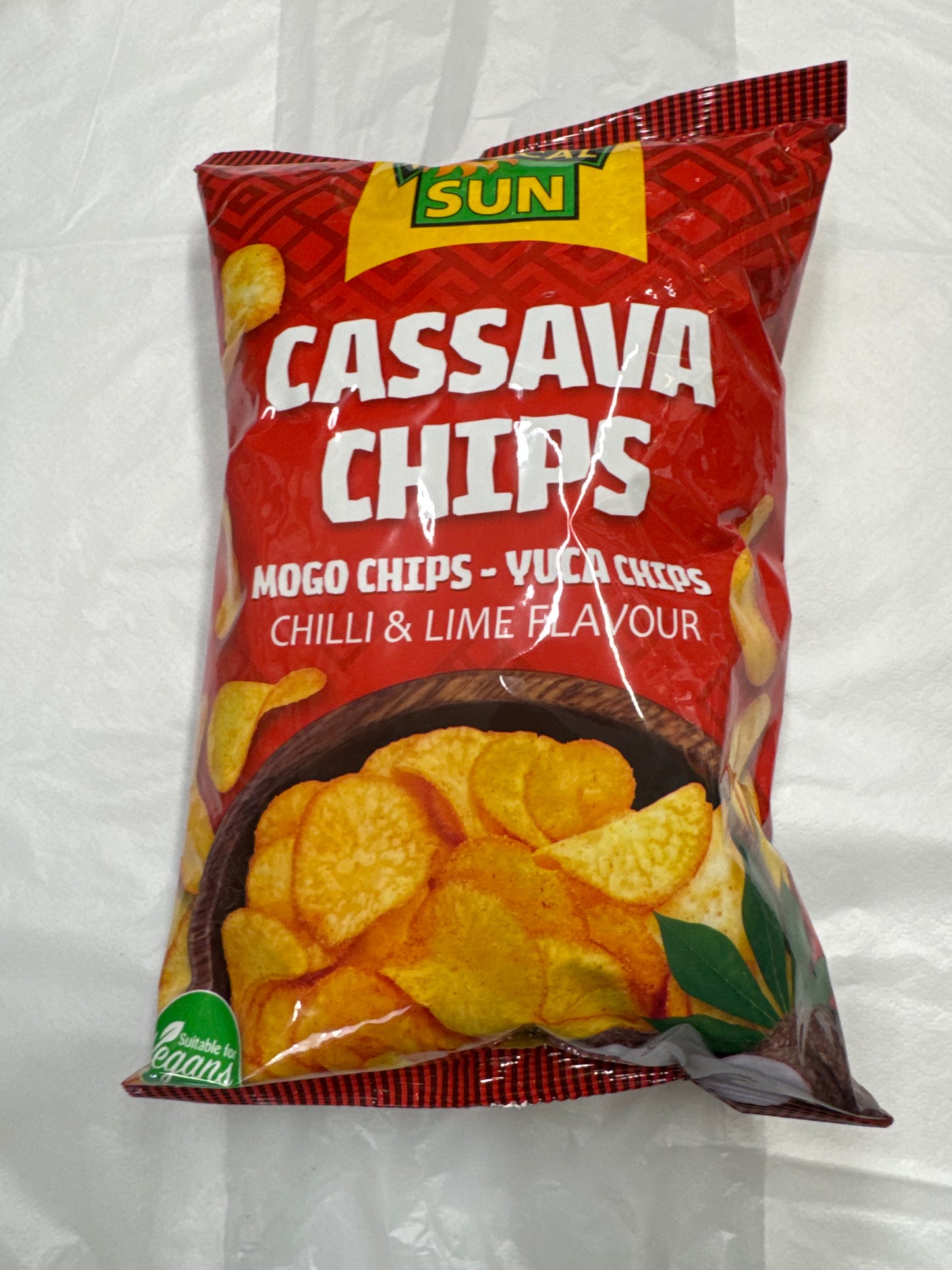 Tropical sun Cassava Chips Chilli and Lime Flavour