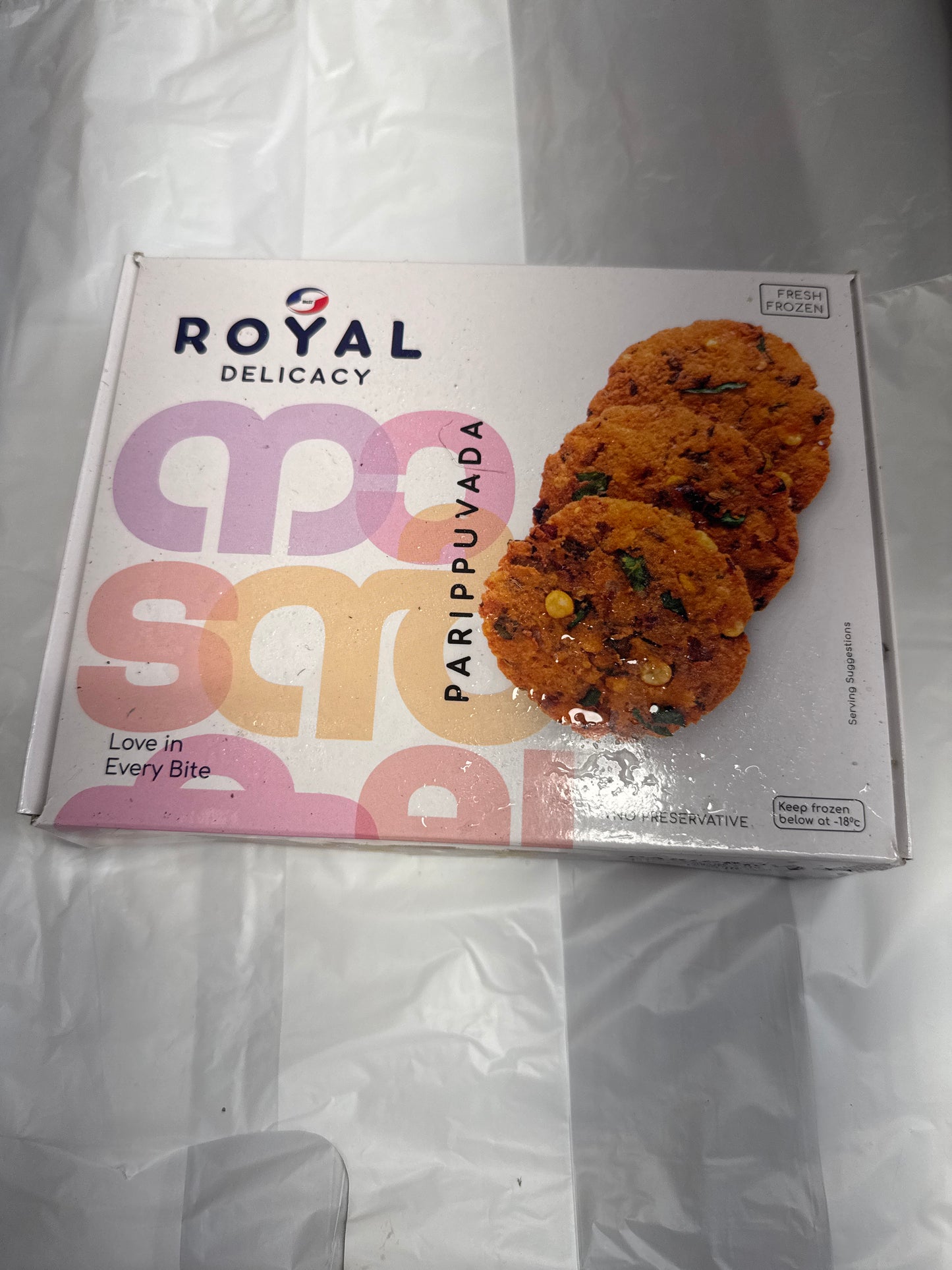 Royal Delicacy Parippuvada