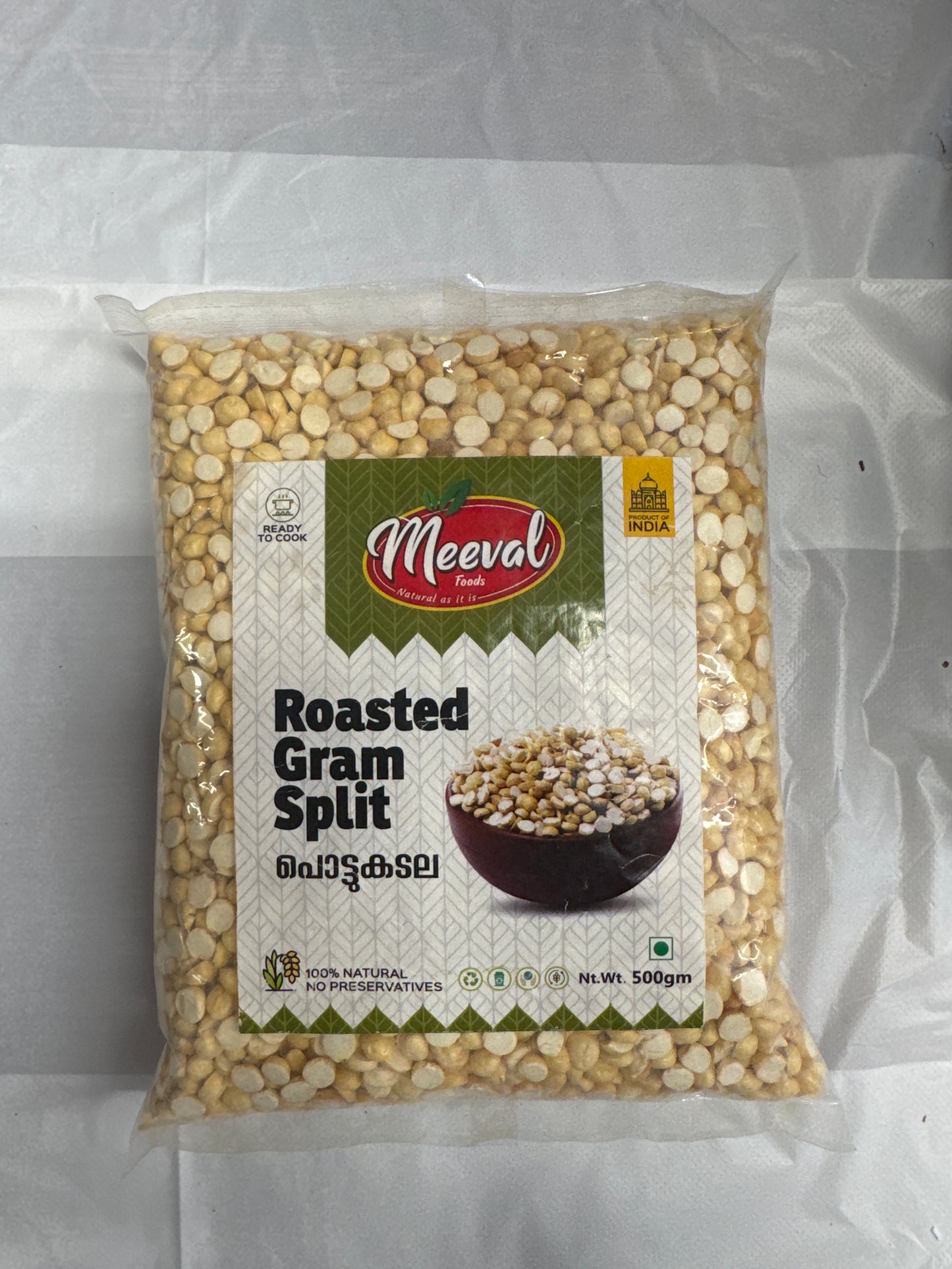 Meeval Roasted Gram Split 500g