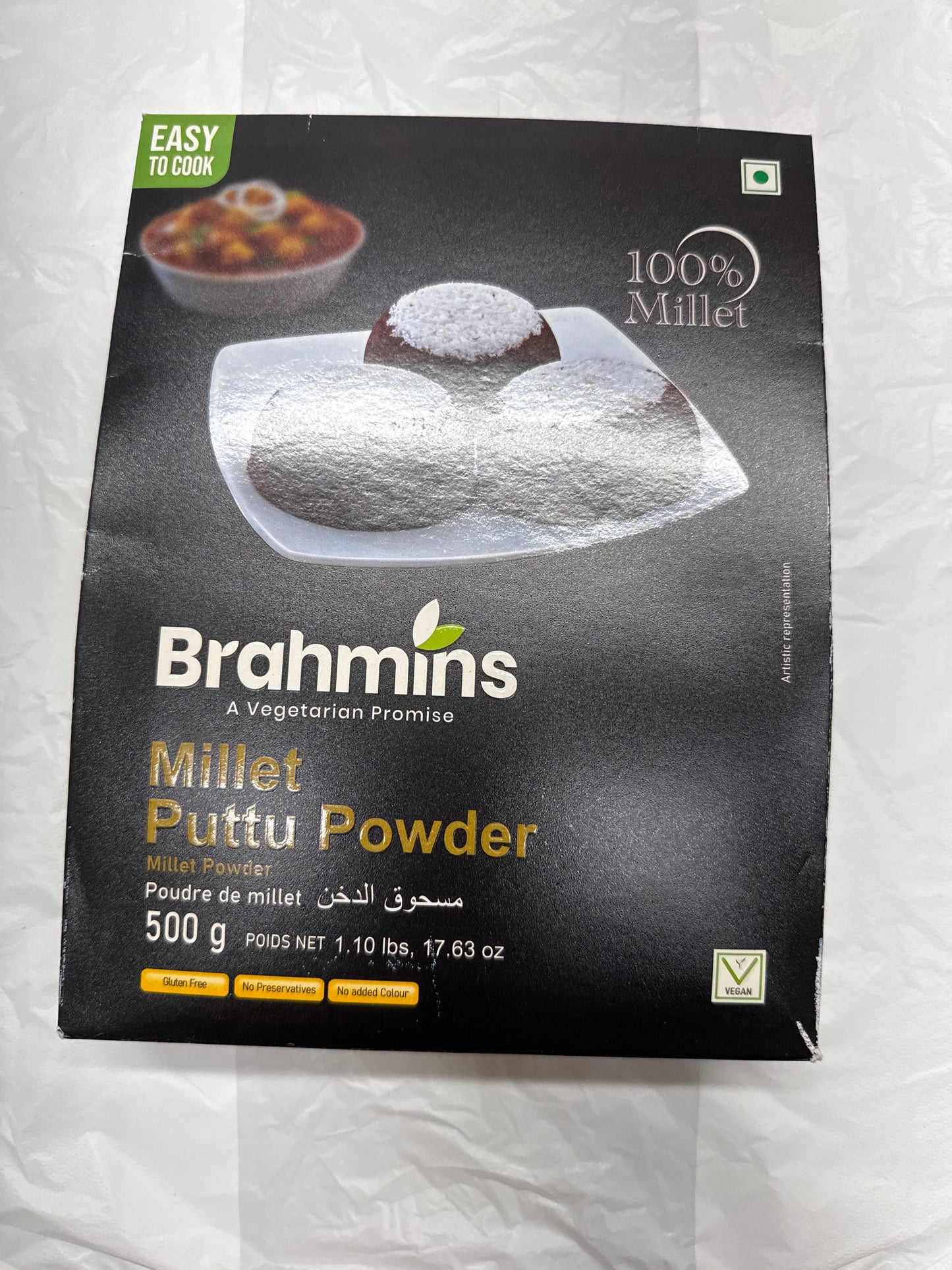 Brahmins Millet Puttu Powder 500g