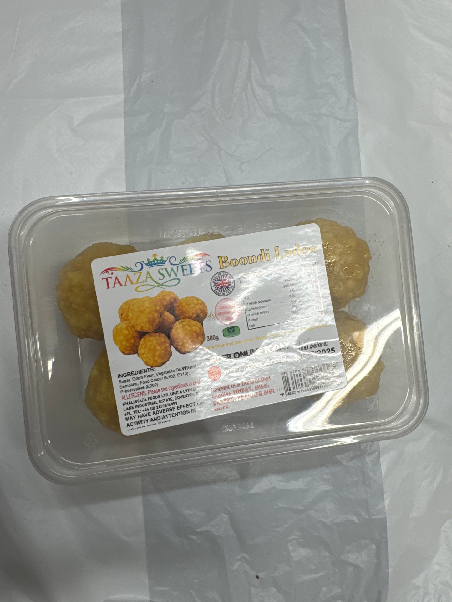 Taaza Sweets Boondi Ladoo