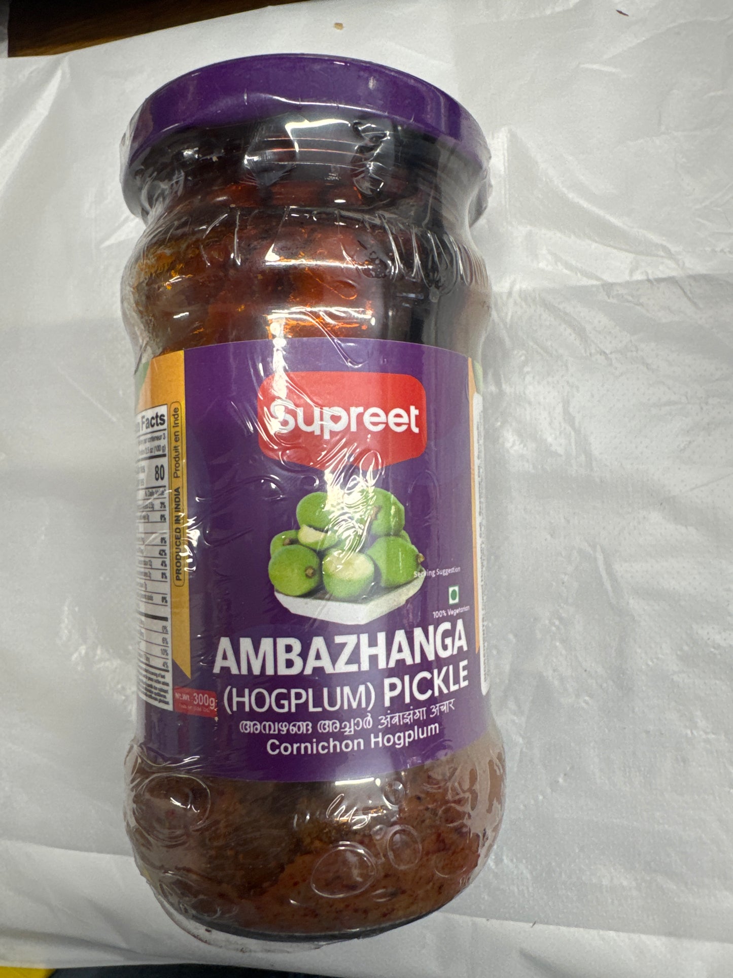 Supreet Ambazhanga (Hogplum) Pickle 300g