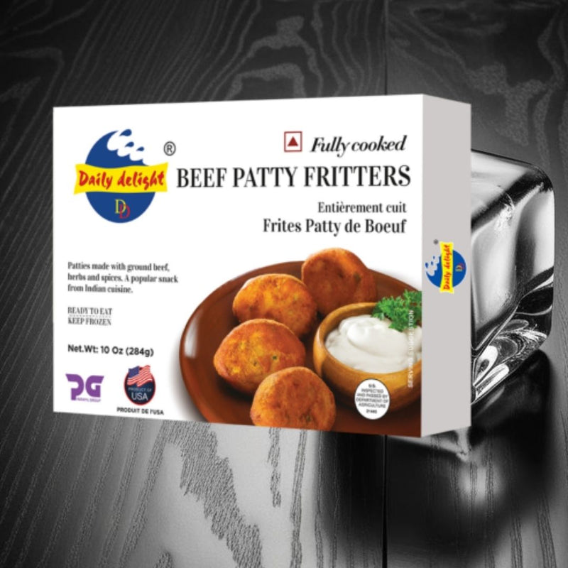 Daily Delight Beef Patty Fritters 284g