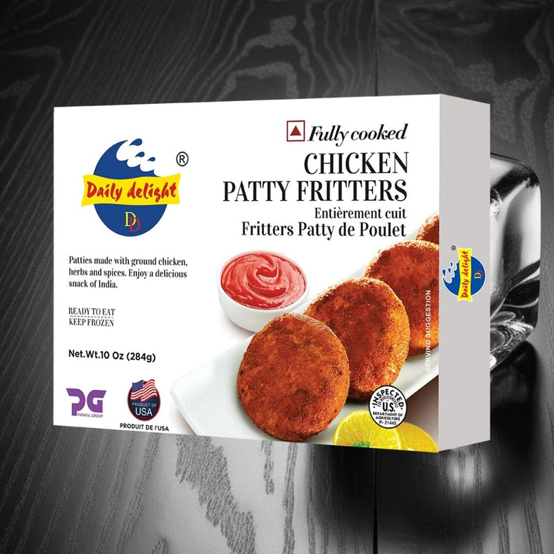 Daily Delight Chicken Patty Fritters 284g