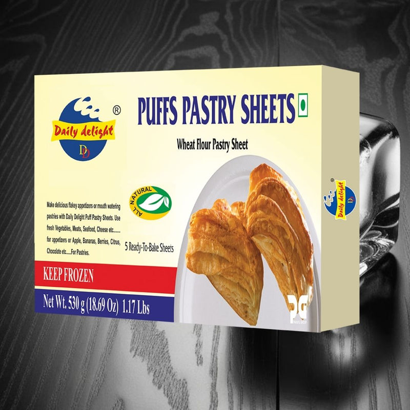 Daily Delight Puffs Pastry Sheets 530g
