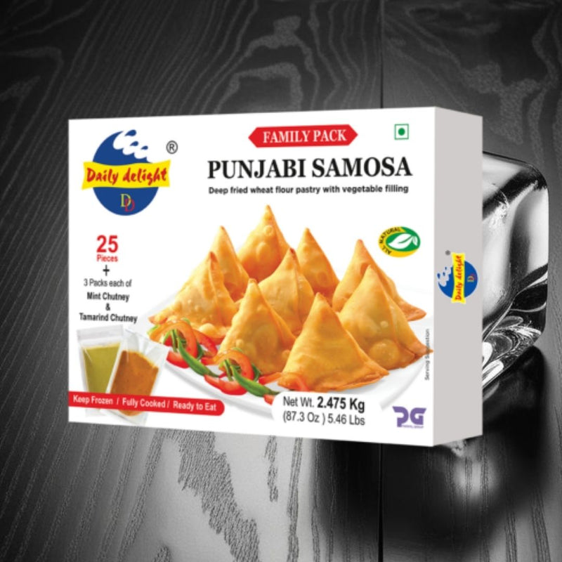Daily Delight Punjabi Samosa Family Pack 2.475kg