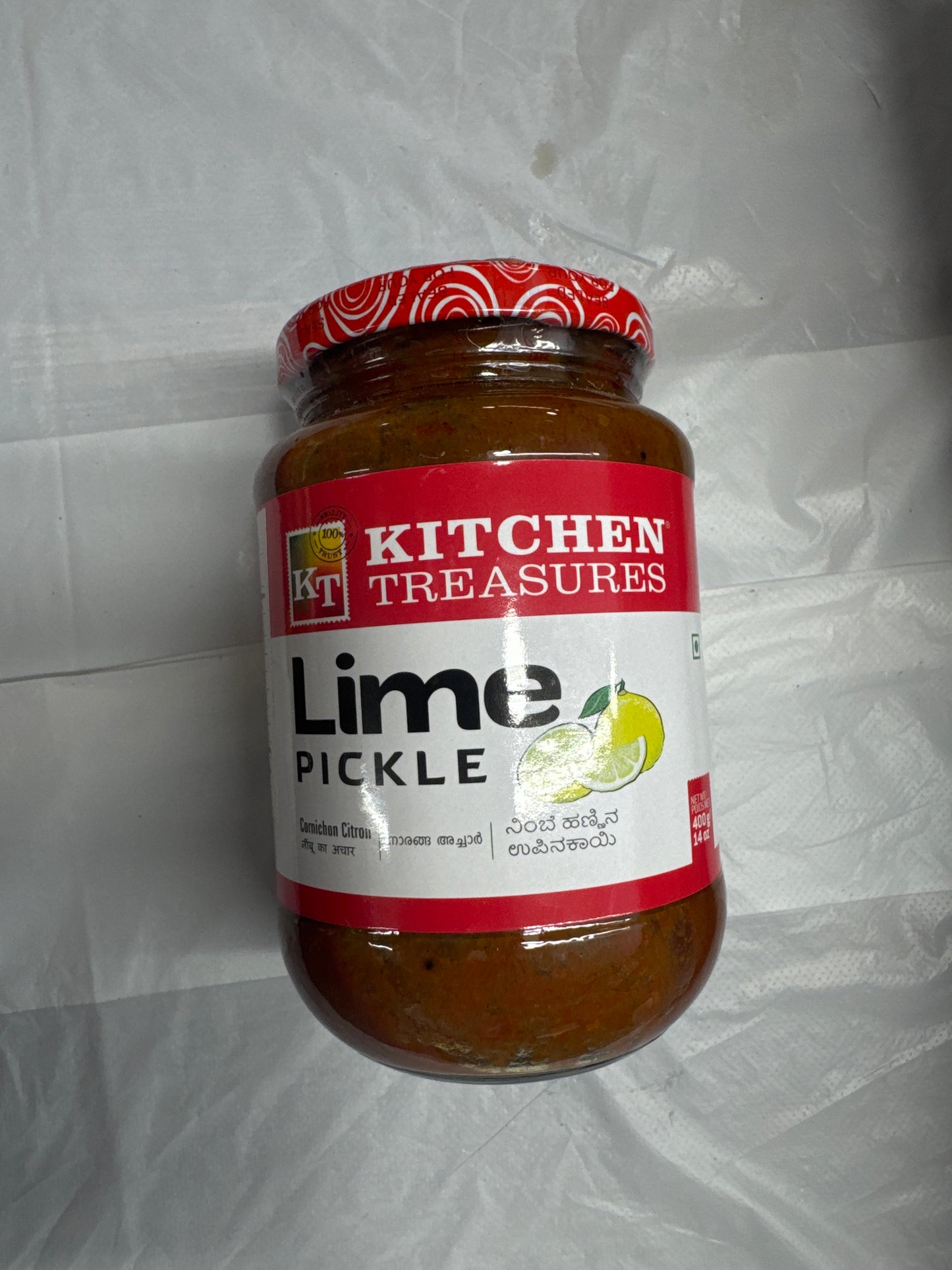Kitchen Treasures Lime Pickle 400g