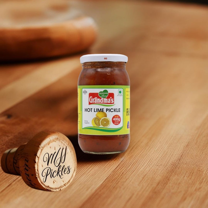 Grandmas Hot Lime Pickle 400g