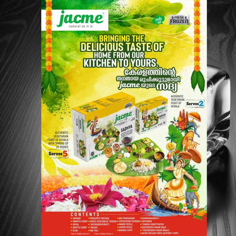 Jacme Kerala s Traditional Sadhya
