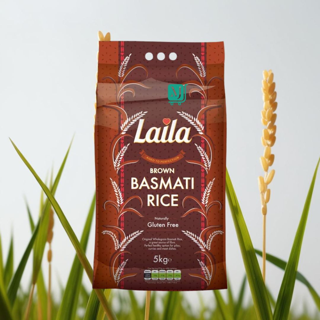 Laila Brown Basmati Rice 5 Kg