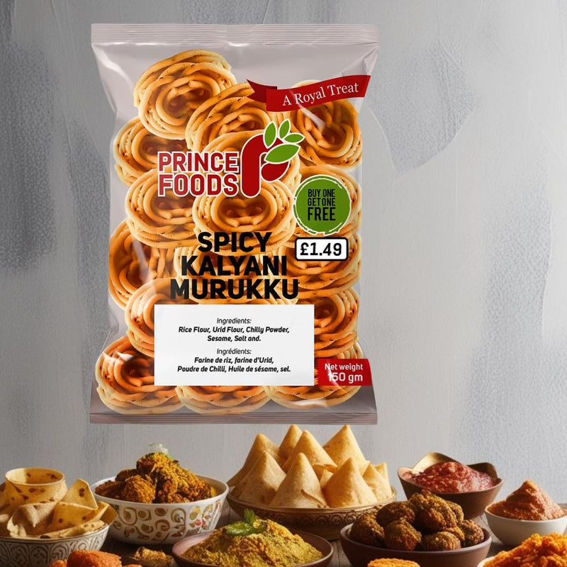 Prince Foods Spicy Kalyani Murukku 150g