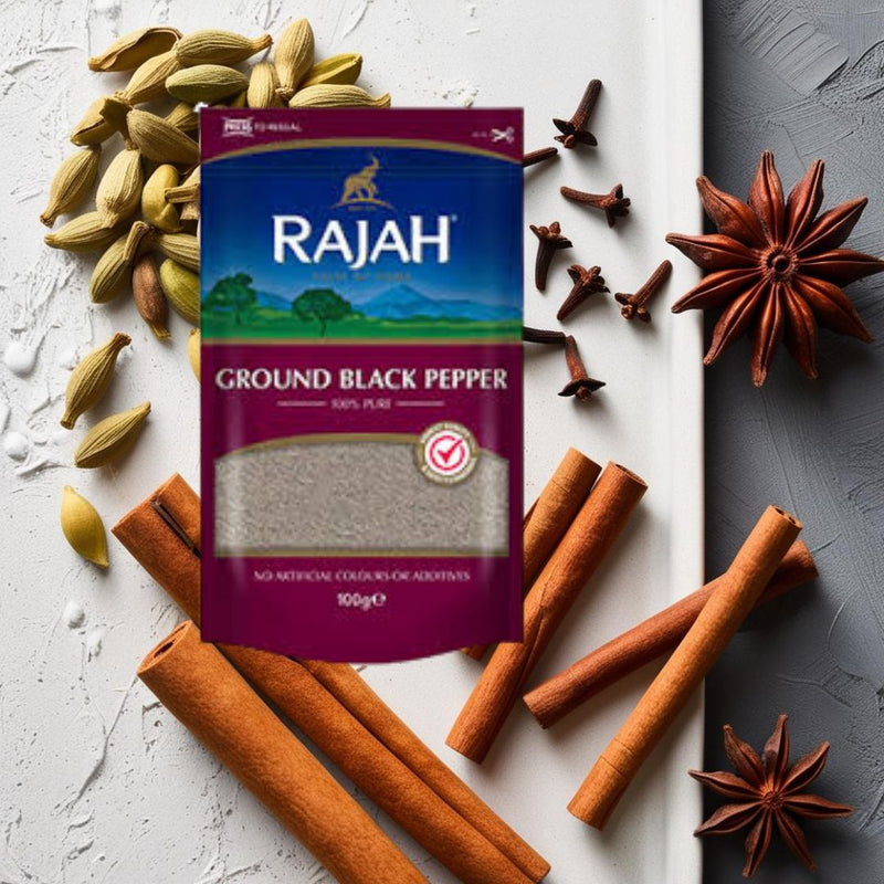 Rajah Ground Black Pepper 100g
