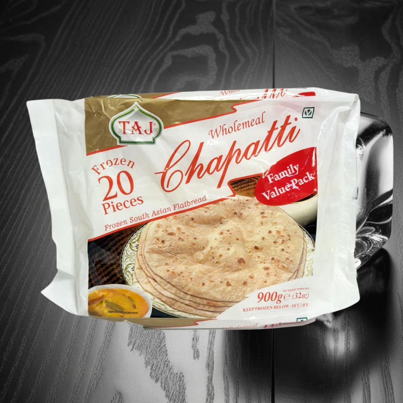 Taj Wholemeal Chapathi 20Pcs
