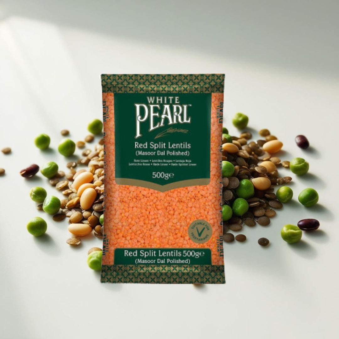 White Pearl Red Split Lentils 500g