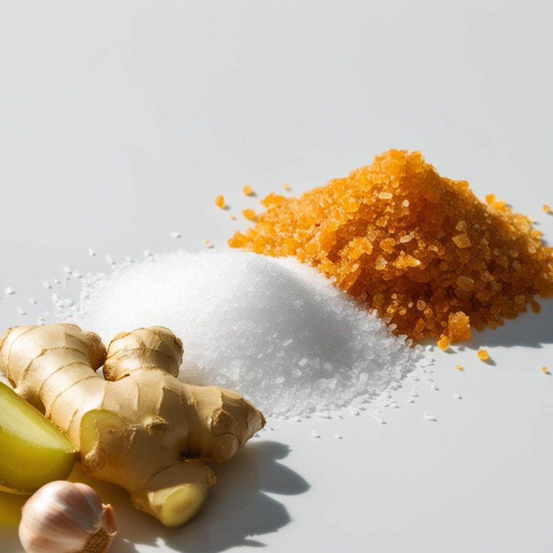 Sugar , Salt and Vegetable Paste