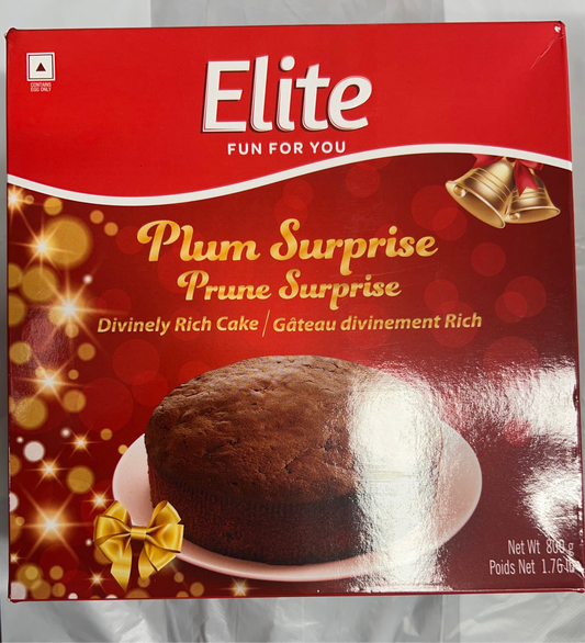 Elite plum surprise cake