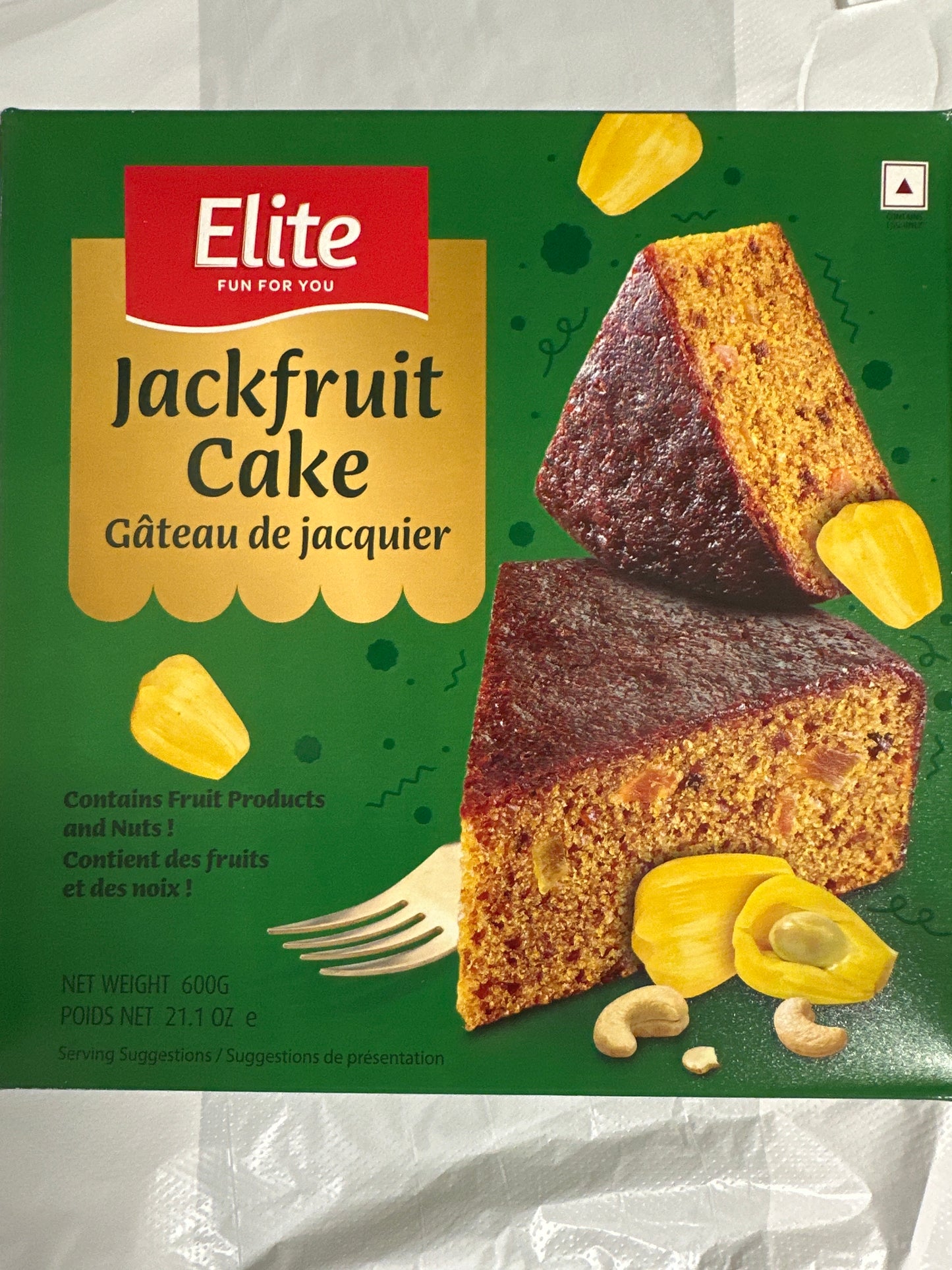 Elite jackfruit cake 600gm