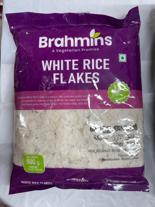 Brahmins White Rice Flakes 500g