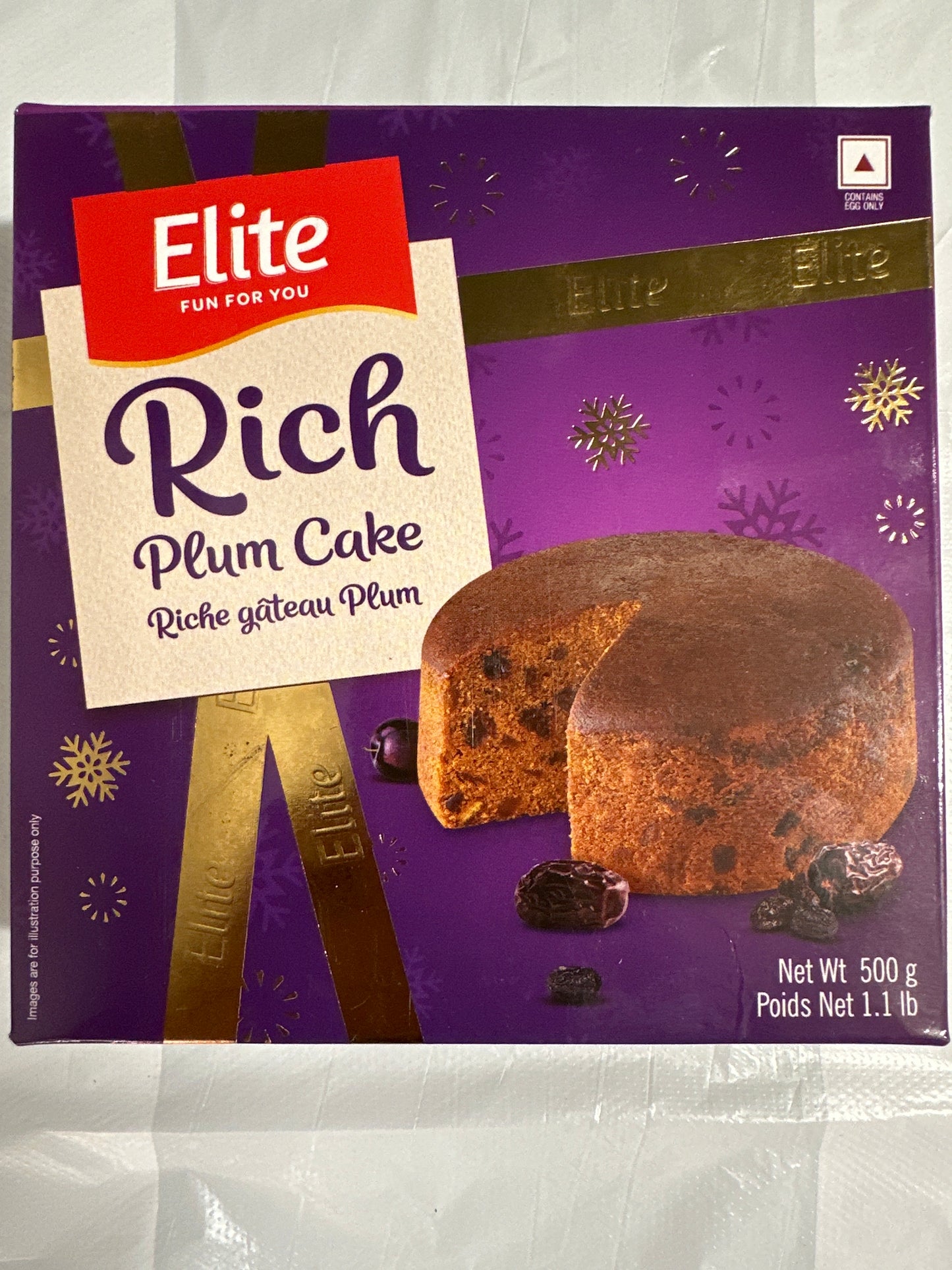 Elite rich plum cake 500gm