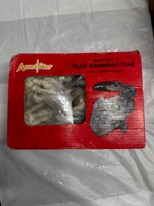 AsianStar Half Cut Blue Swimming Crab