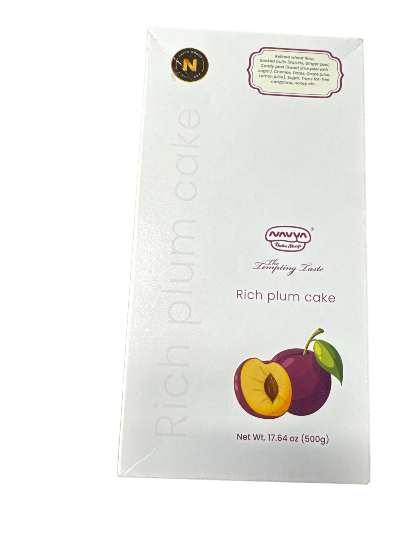 Navya Groups Rich Plum Cake