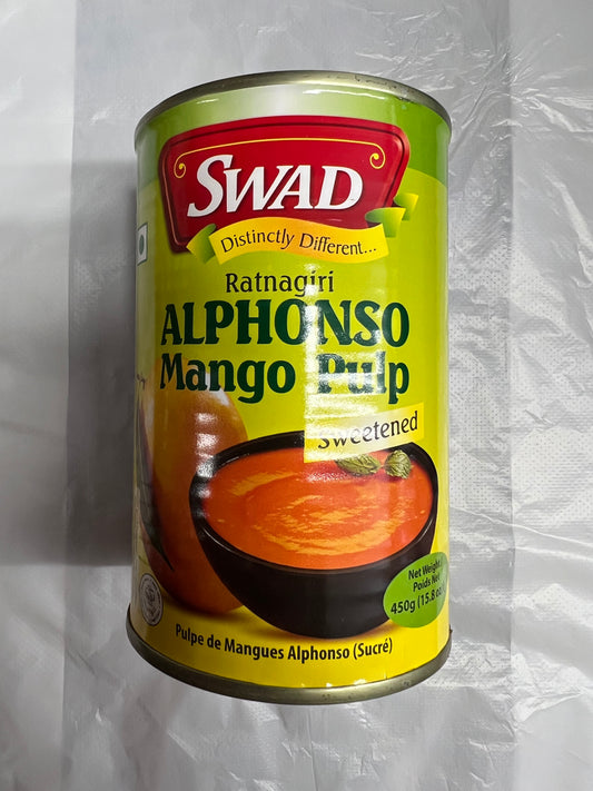 Swad alphonso mango pulp 450g