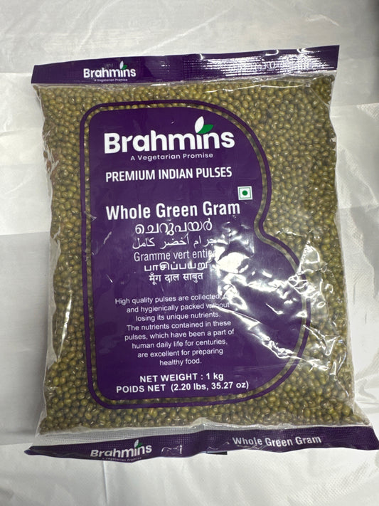Brahmins Whole Green Gram 1 kg