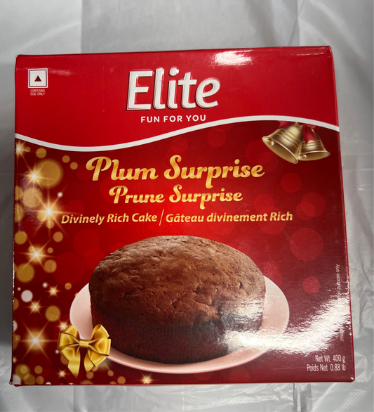Elite plum surprise cake 400g