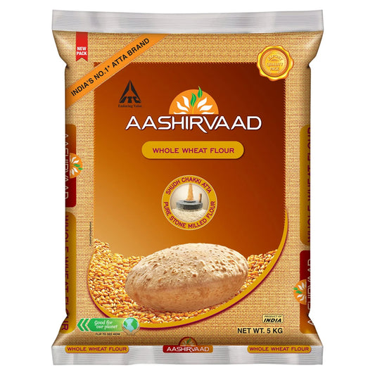 Ashirwad Whole Wheat Flour 5Kg
