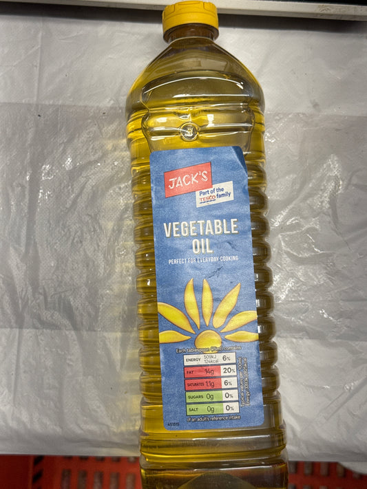 Jack’s Vegetable Oil
