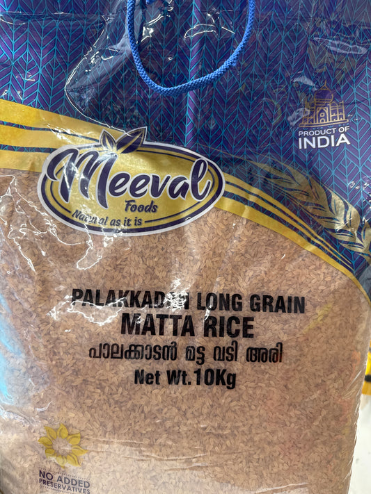 Meeval Palakkadan Matta Long grain Matta Rice