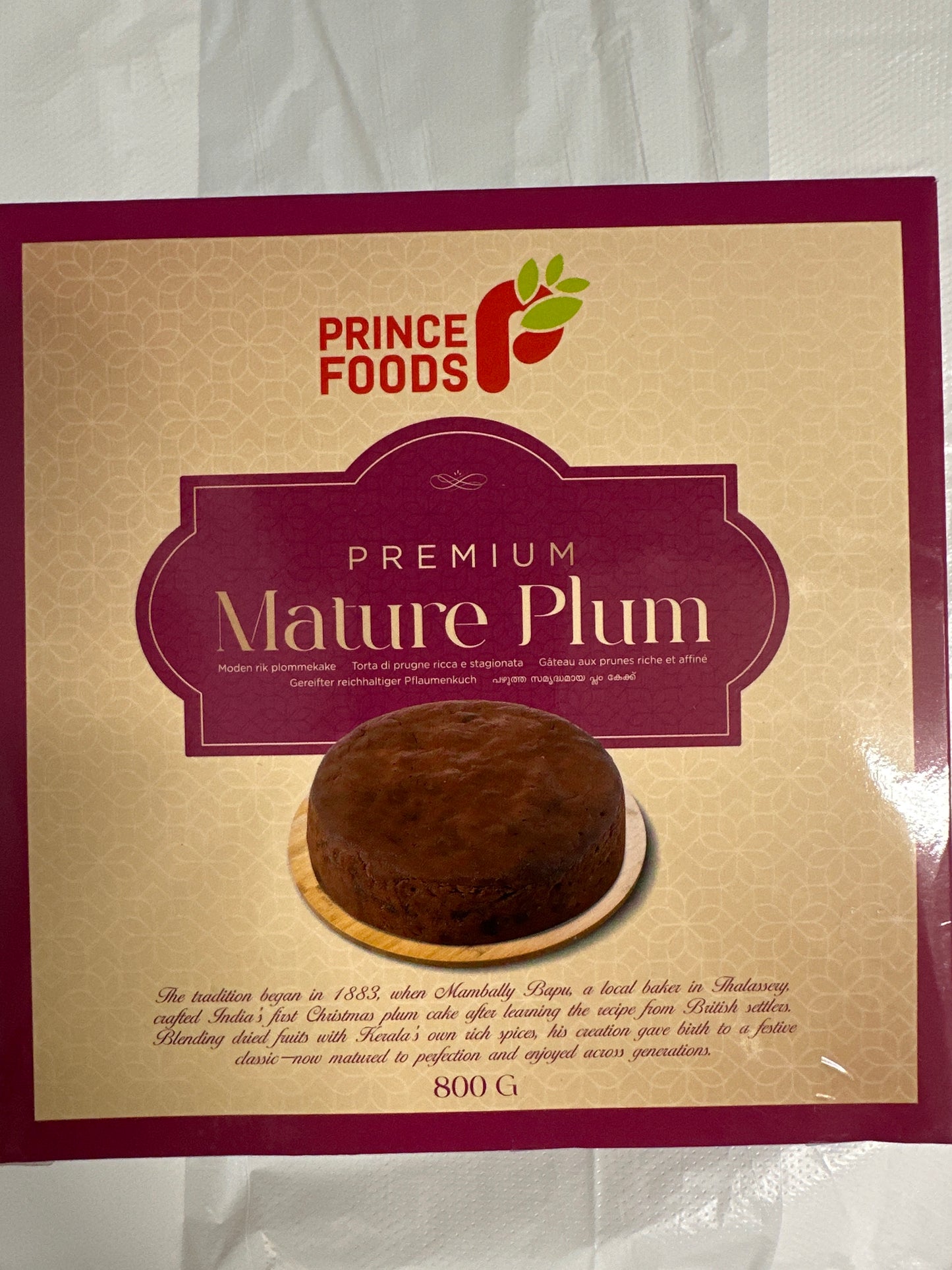 Prince mature plum 800gm