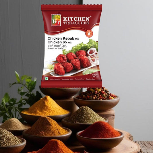 Kitchen Treasures Chicken 65 and Chicken Kebab Mix