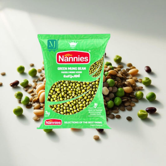 Nannies Green Mung Beans 1 Kg