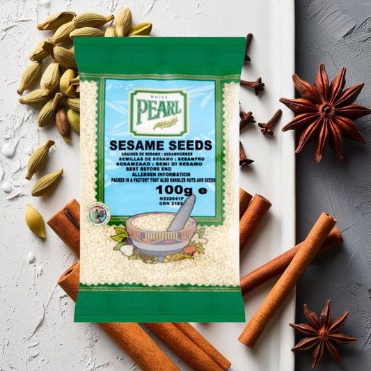 White Pearl Sesame Seeds 100g
